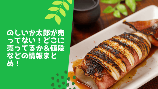 のしいか太郎が売ってない!どこに売ってるか&値段などの情報まとめ!