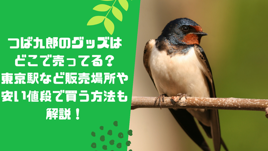 つば九郎のグッズはどこで売ってる?