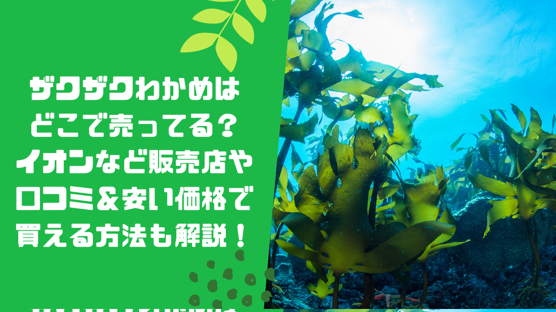 ザクザクわかめはどこで売ってる?