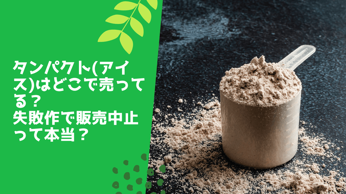 タンパクト(アイス)はどこで売ってる?