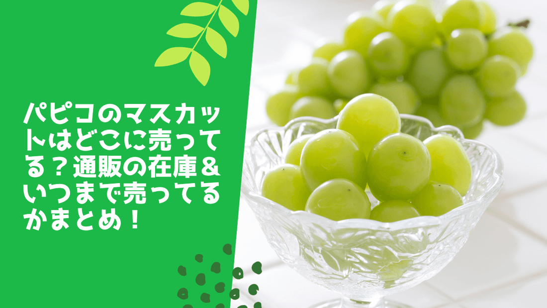 パピコのマスカットはどこに売ってる?