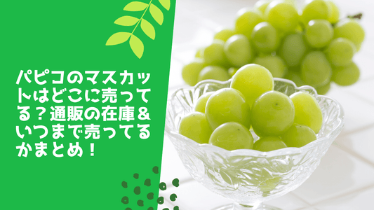 パピコのマスカットはどこに売ってる?