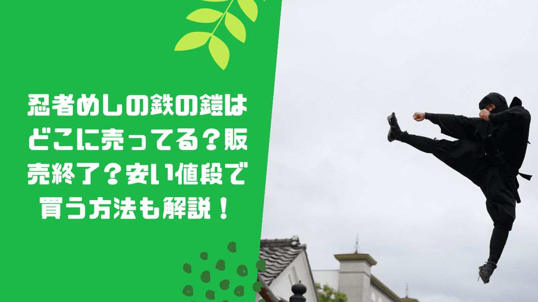 忍者めしの鉄の鎧グレープはどこに売ってる？販売終了？安い値段で買う方法も解説！